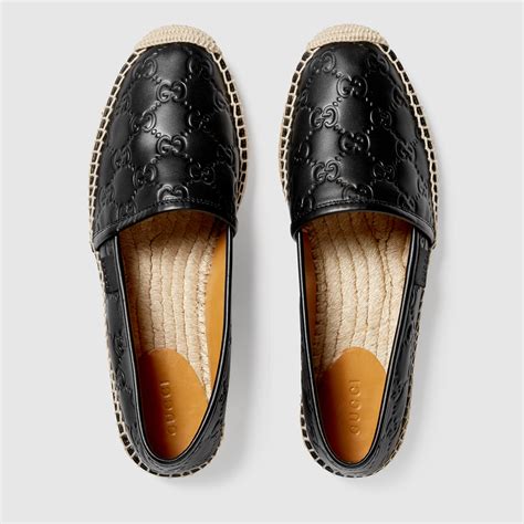 gucci signature leather espadrilles.